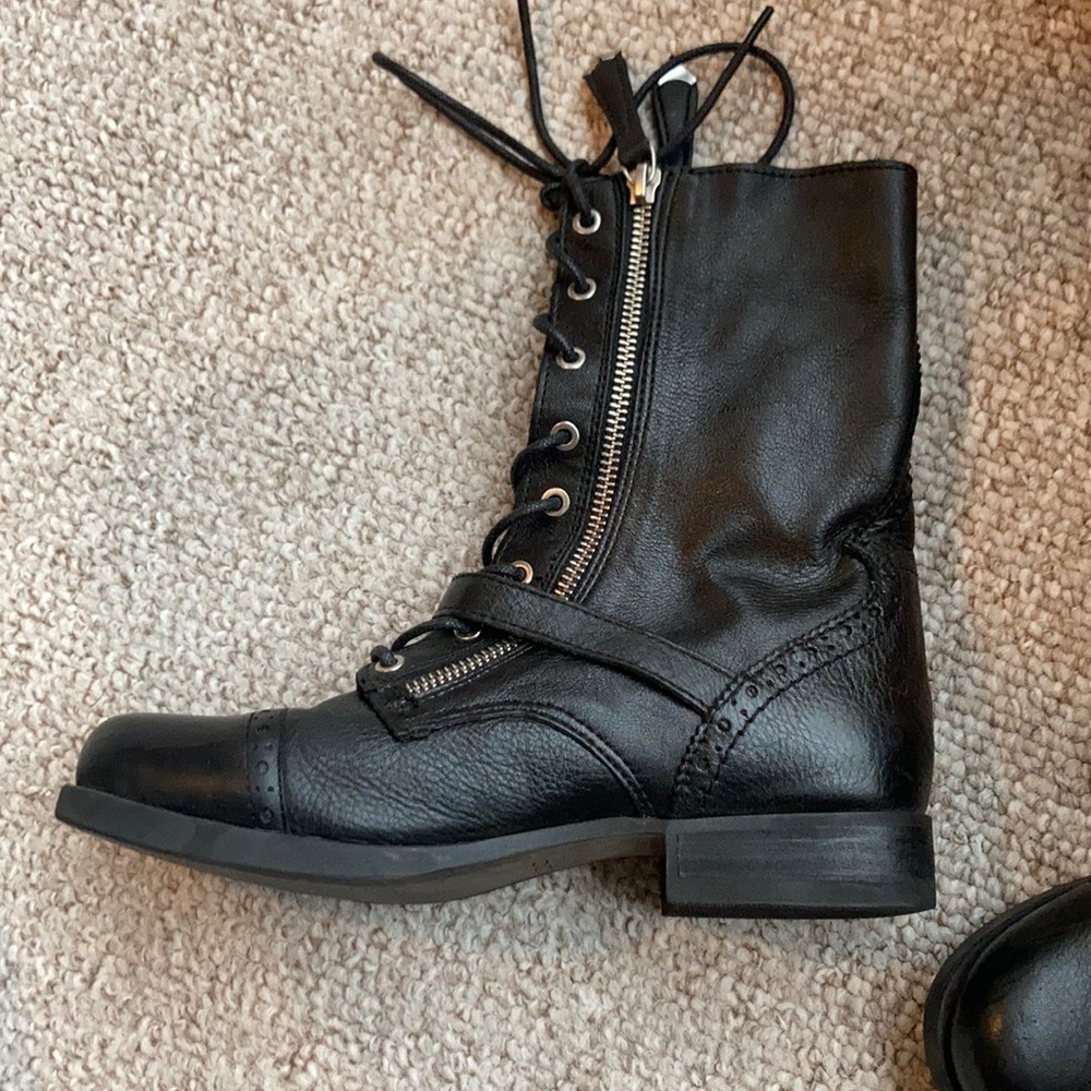 Aldo Genuine leather combat boots